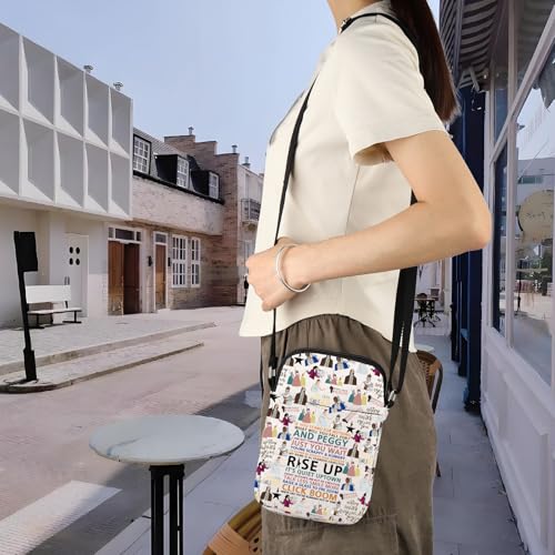 FOTAP Musical Quotes Crossbody Bag Musical Fan Shoulder Bag Theater And Drama Merch2