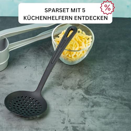 Foto von Westmark Schaumlöffel, Hitzebeständig bis 270 °C, PPA, Länge: 32,2 cm, Gentle Plus, Schwarz, 28502275