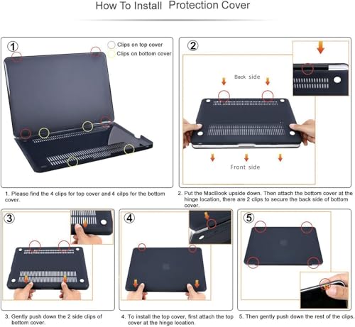 Coque rigide pour MacBook Air 13 résistant aux rayures avec protection motif crocodile