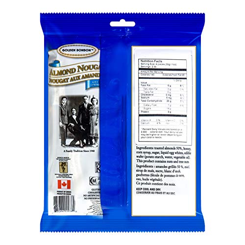 Golden Bonbon Original Soft Almond Nougat Chewy Candy, 3.53 Ounce #TOP1