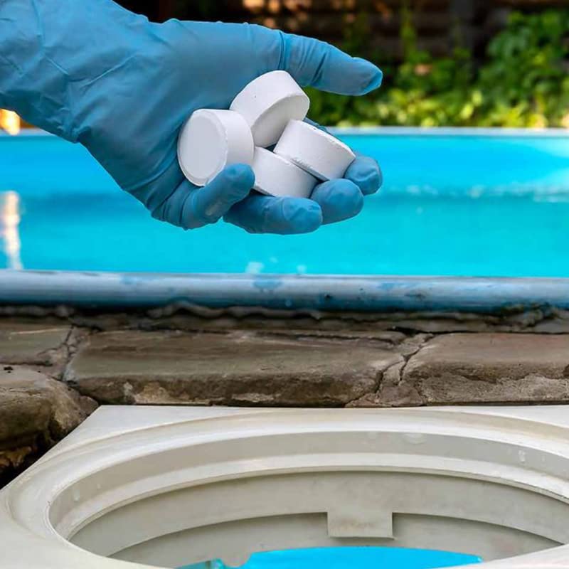 Virsus Tricloro 90/200 a Pastiglie per acqua di piscina 3B05, 25 pastiglie da 200 gr a lenta dissoluzione contro virus e batteri, Agente clorante stabilizzato per un corretto trattamento acque (5 Kg)
