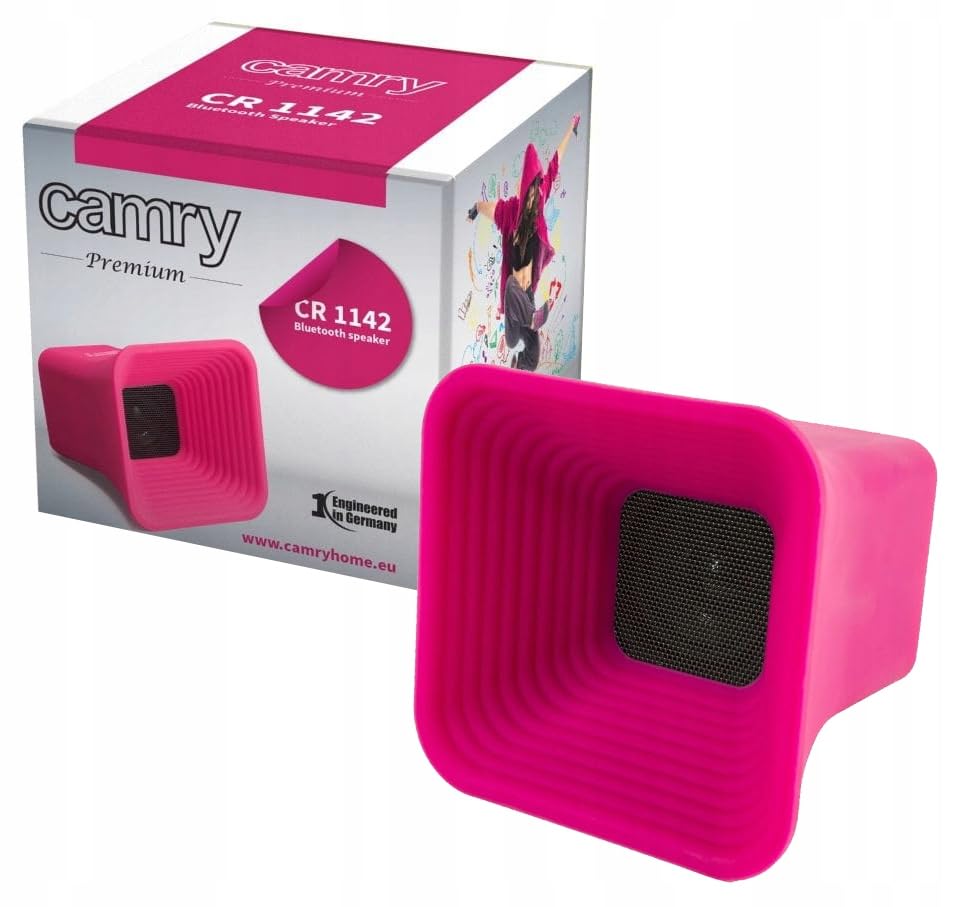 CAMRY Audio/Lautsprecher Bluetooth Pink, Mehrfarbig, Einheitsgröße