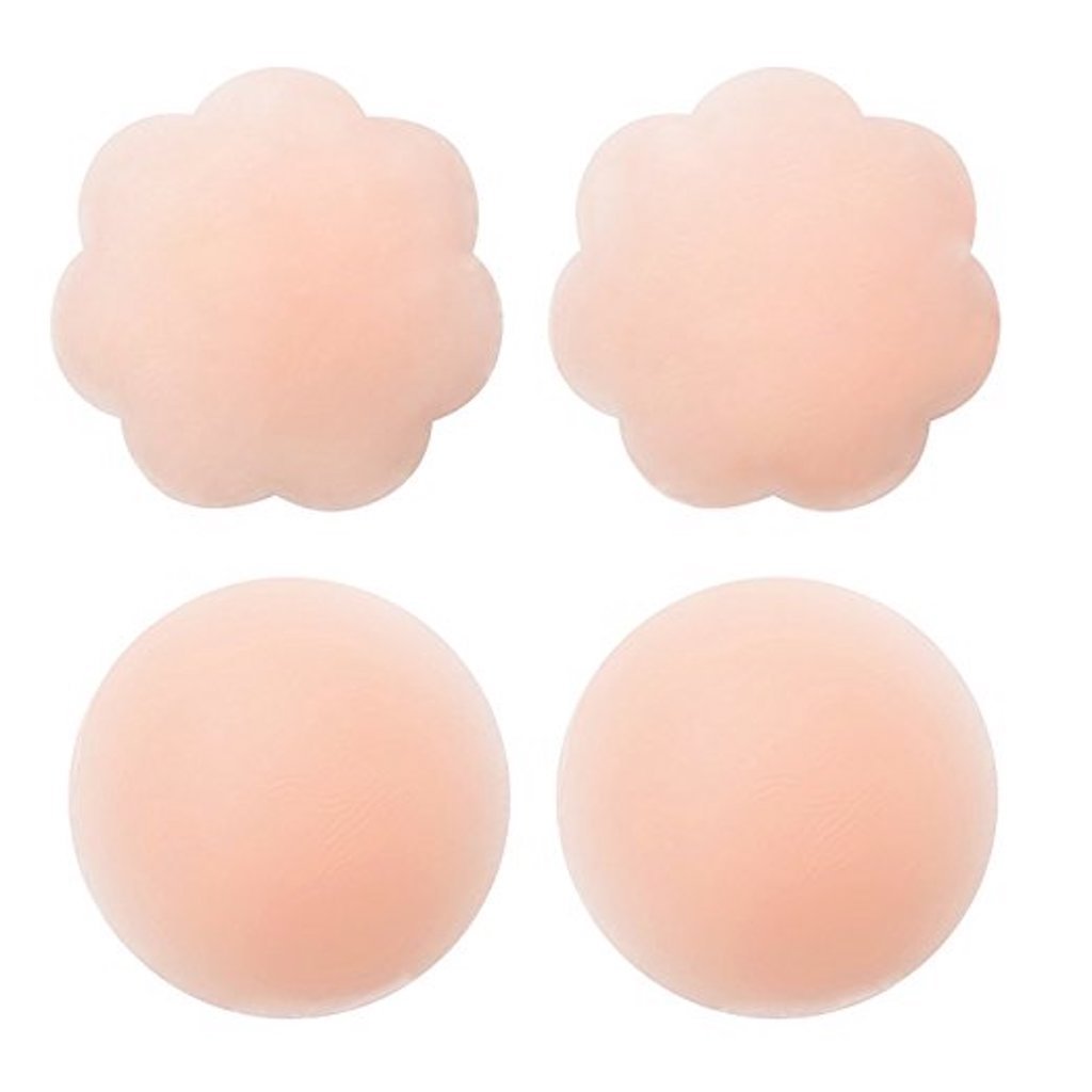5Starwarehouse 1 Pair Round 5Starwarehouse® Thin Silicone Nipple Breast Covers - Reusable Adhesive Pasties (1 Pair Round)