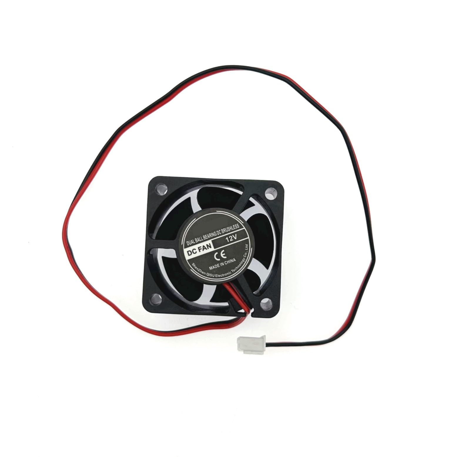 JZK 40x40x20 mm 2pin DC 12V mini silent cooling fan with wires, 4020 small quiet cooling fan