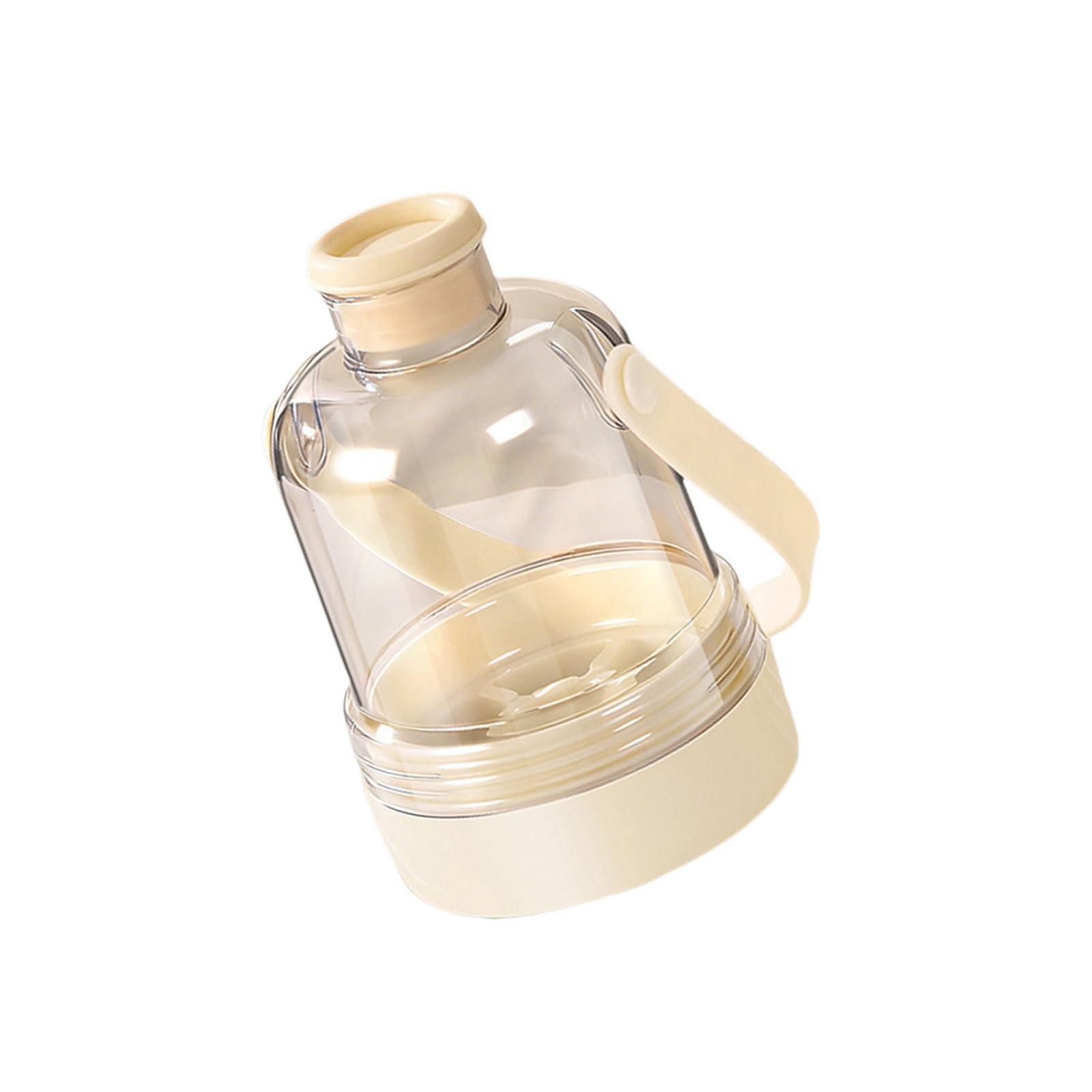 jiingekk Multifunctional Ice Container with Hygienic Touch Release Grip Tray Drinking Bottle for Family Gatherings Handheld Machine for Beverages