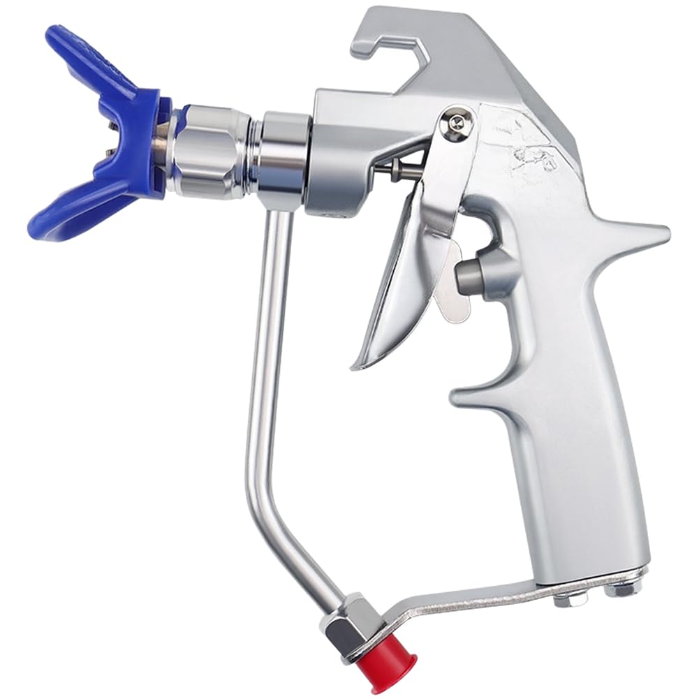 Pulverizador de pintura sin aire, pistola pulverizadora, punta de boquilla, alta presión 5000 PSI, acero inoxidable, gatillo de dos dedos para pintar