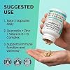 Q Defend Quercetin Supplement with Zinc Vitamin C Vitamin D Elderberry Turmeric Black Pepper Garlic Ginger Sea Moss Lysine Stinging Nettle Reishi Mushroom Immune Support 60 Capsules by Clean Nutra