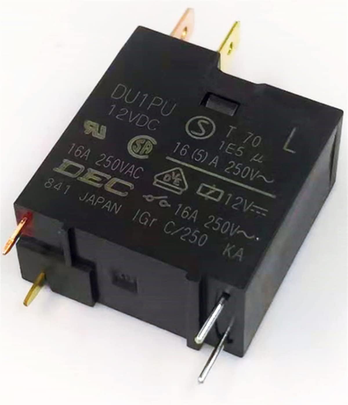 2 PCS DU1PU 12VDC 4 Pins 12V Relay