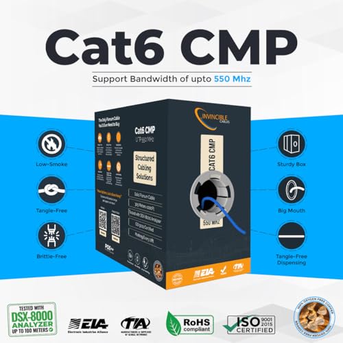 Câble plénum Cat6 anti interférence pour résoudre les pertes de connexion réseau en faux plafond - 3