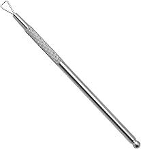 Triangle Cuticle Pusher Metal Scraper & UV Gel Nail Polish Remover Tool By Wishbeauty - Nail Polish Cleaner Tool - Stainless Steel Manicure Sticks for Removing Gel Nail Polish Peeler Art Remover