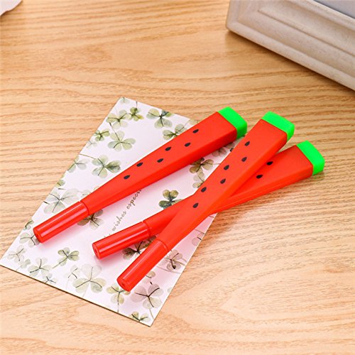 Art Bundle Fruit/Watermelon Designed Spring Gel Pens for Birthday Return Gift (Pack of 12)