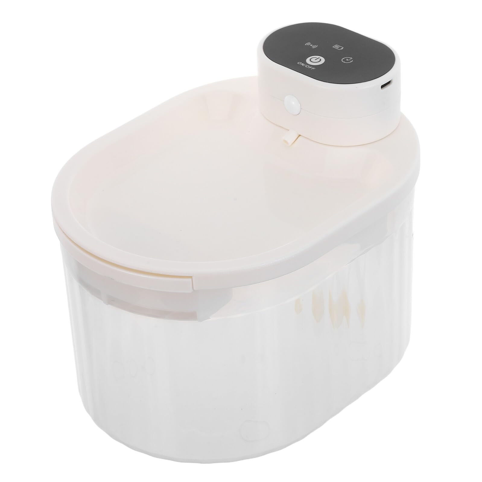 Fuente de Agua Inalámbrica para Gatos de Dispensador Automático de Inoxidable para Mascotas con Sensor de Movimiento para Uso Interior con Monitoreo de Aplicación