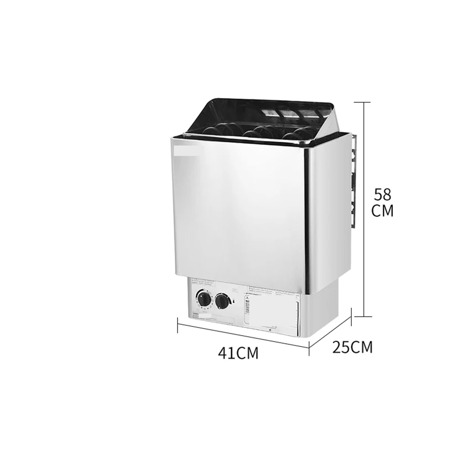 Riscaldatore per sauna, Stufa for sauna Accessori for domestica for sudore e for secco in acciaio inox Piccoli apparecchi for riscaldamento per casa e hotel(4.5k)