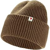 Fjällräven Unisex Heavy Beanie, Dark Oak, One Size