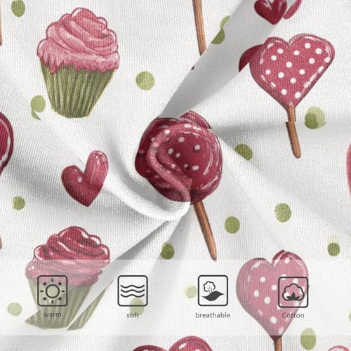 Wusikd Candies Cupcakes Girls' Underwear Cotton Girls Briefs Soft Toddler Underwear 2T3