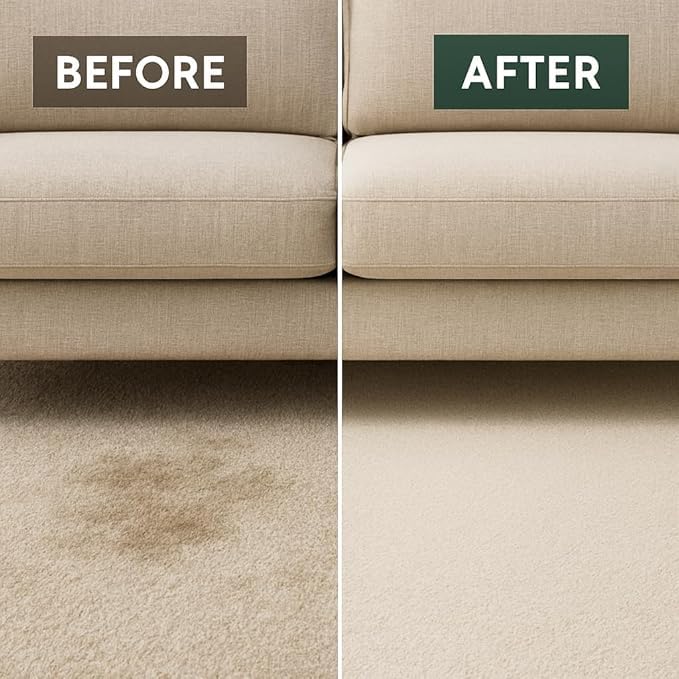 Natural Care Carpet and Upholstery Cleaner Shampoo Concentrate| Sofa Fabric Couch Cleaning Liquid for Remove Dirt, Spots & Stains from Carpet Rug, Leather Sofa & Car Upholstery. 5 Litre - Image 3 thumbnail