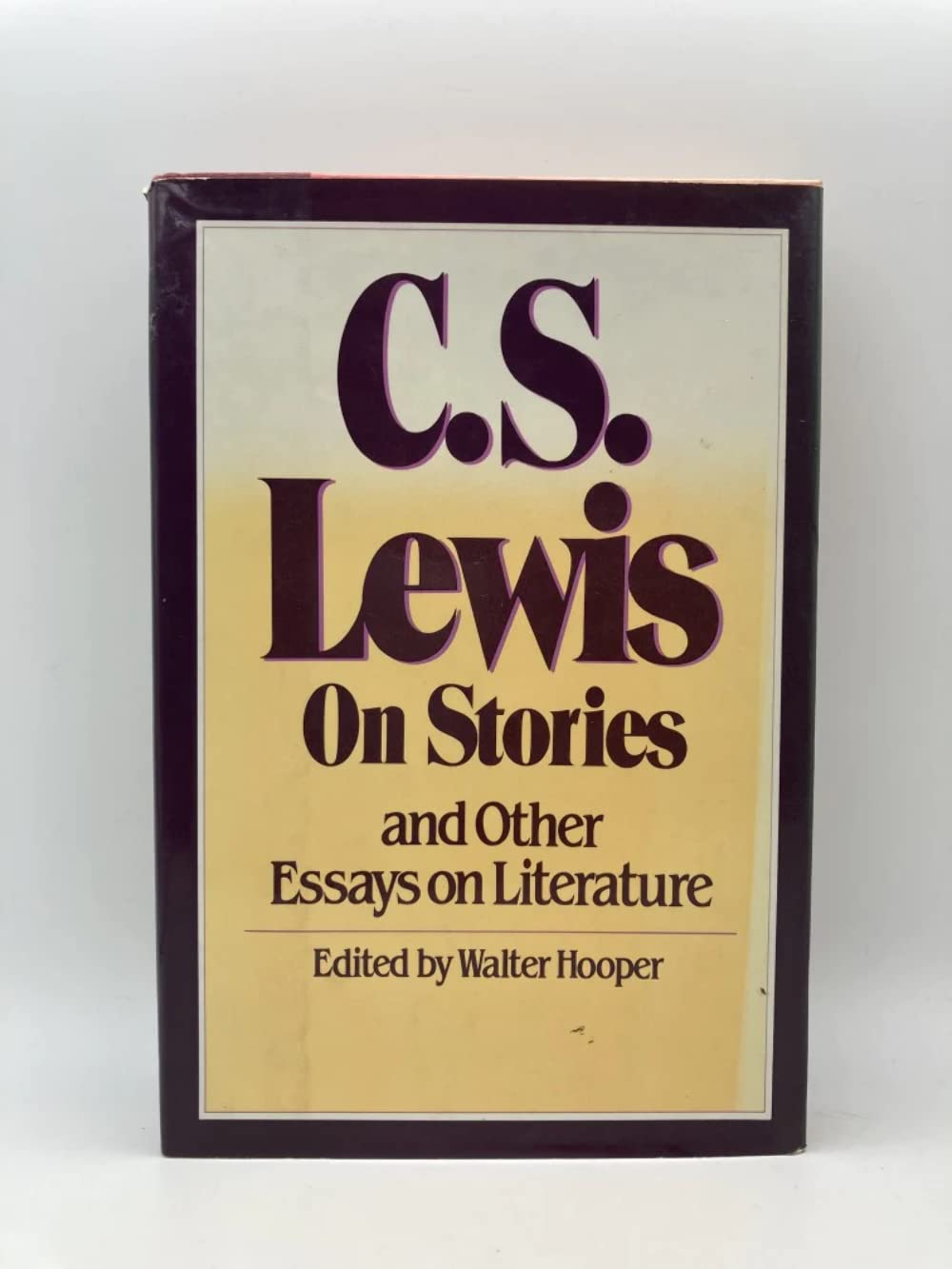 Cover of On Stories, and Other Essays in Literature
