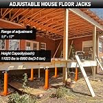 House Jacks, Heavy Duty House Floor Jacks for Llifting Leveling Permanent - Image 5