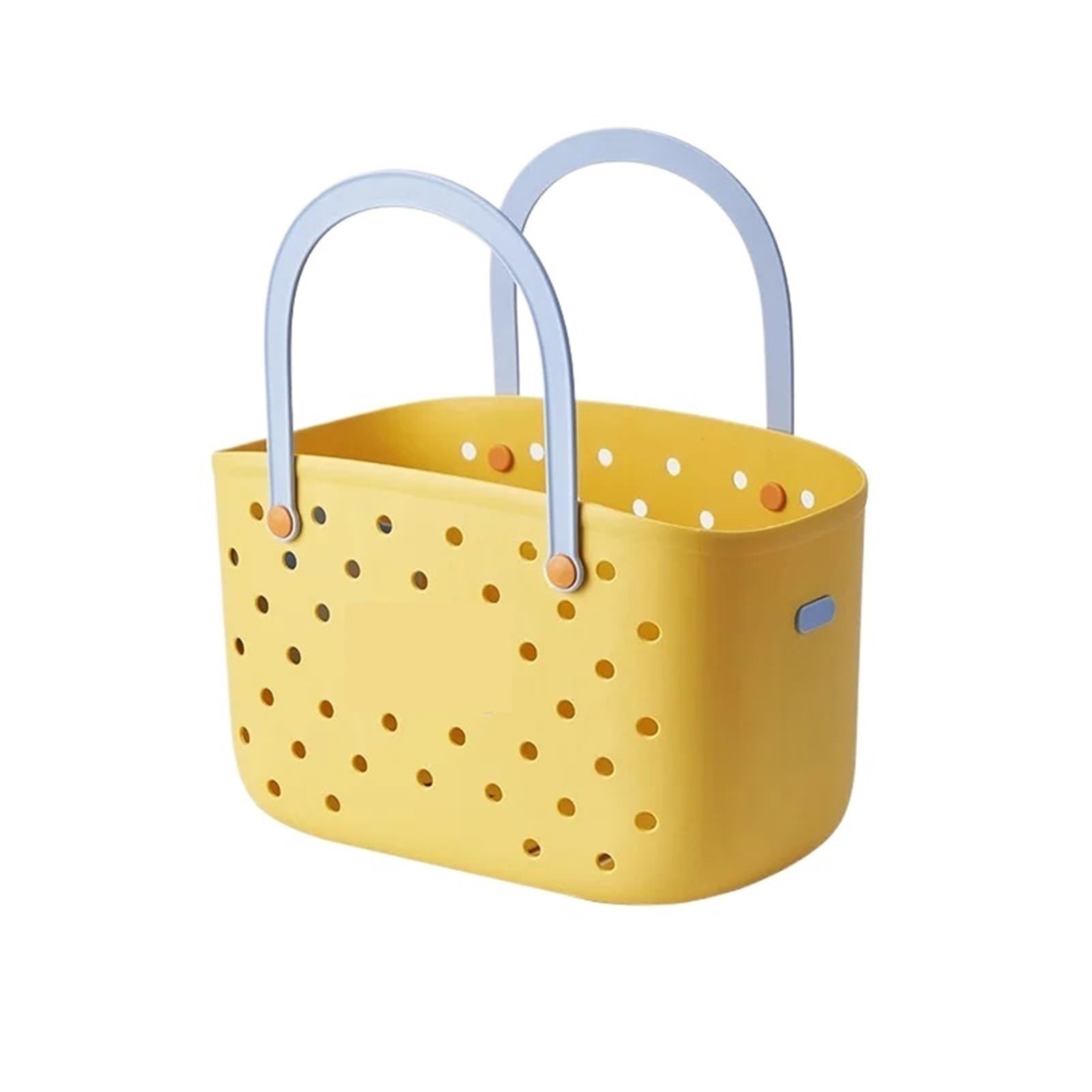 WSQHAO 2Pcs Portable Shower Caddy Basket, Plastic Organizer Storage Tote With Handles Toiletry Bag Bin Box For Bathroom for Shower(Color3)
