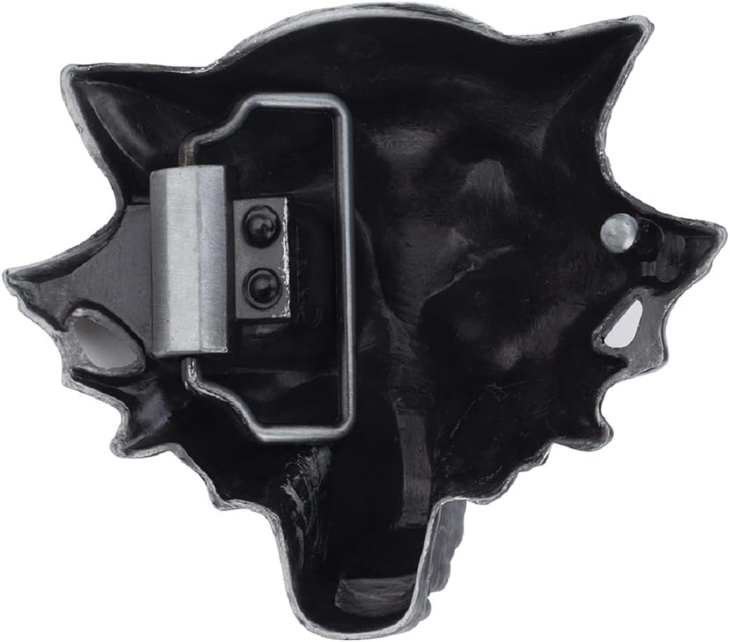 Wolf Belt Buckle for Men, Wildlife Wolf Head Belt Buckle, Norse Viking Wolf belts buckles, Celtic Wolf Animal belts buckles, Western Cowboy Belts buckle, Vintage Punk Rock belt Buckles - Image 2