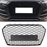 Front Rippen Grill Für Audi A6 S6 2016 2017-2018 (Refit Für RS6 Style) Auto Front Stoßstange Grill ABS Grill