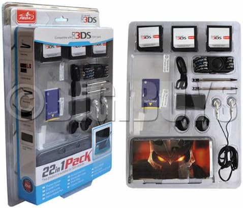 22 in 1 Game Accessory Pack Case for Nintendo 3DS UK