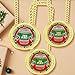 3 Pcs Large Christmas Ugly Sweater Medals Trophy Prize, 6 Inch Jumbo Chain Medals, 1st 2nd 3rd Place Award for Ugly Sweater Contest, Ugly Christmas Ornament Ugly Sweater Decorations Supplies Gift