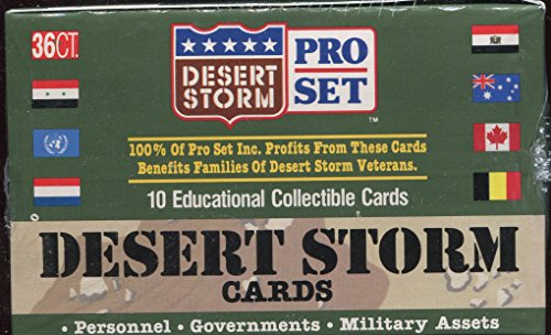 Pro Set Desert Storm Trading Cards Box - Image 4