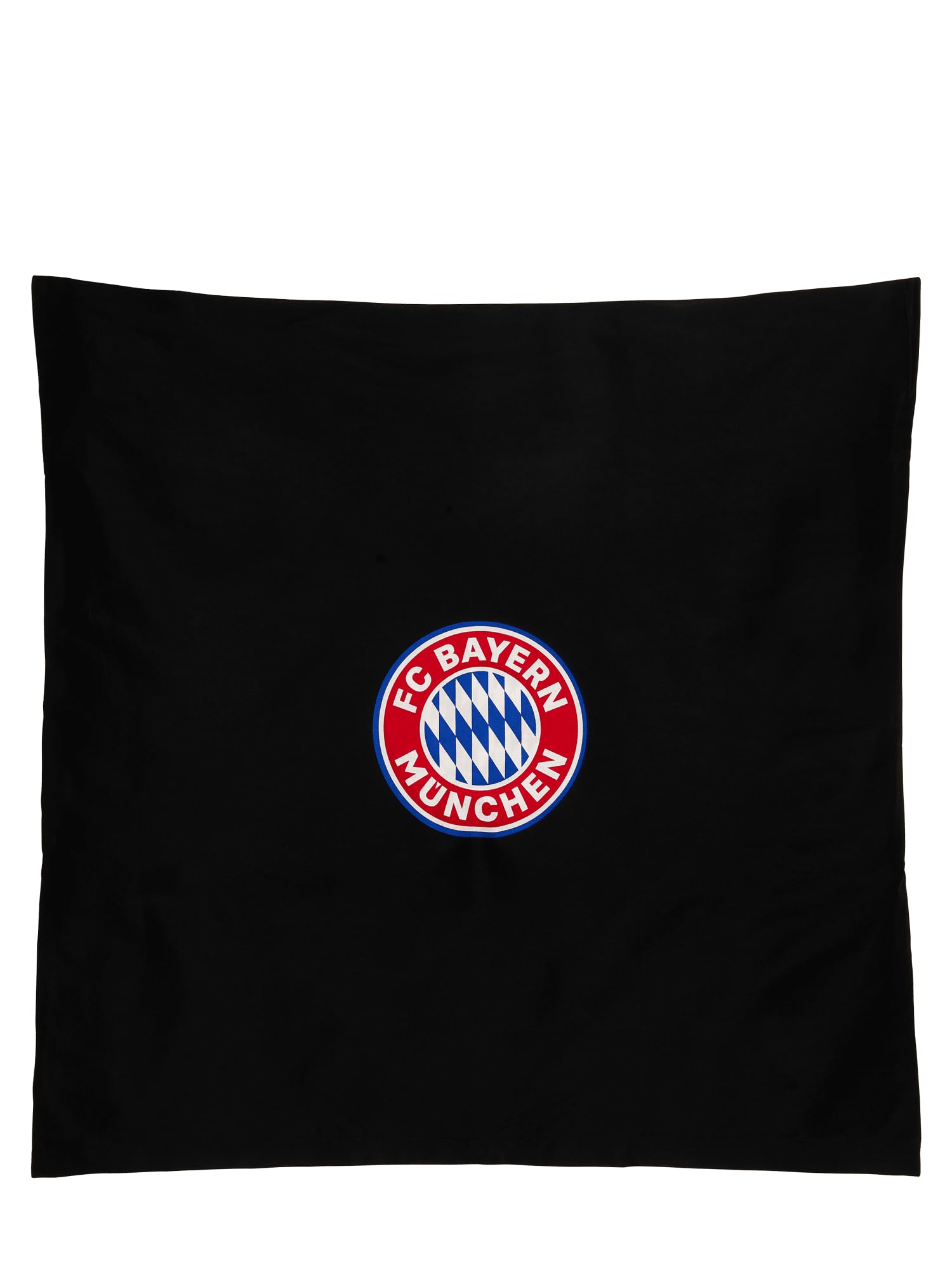 FC Bayern München Bettwäsche I Glow in the Dark Arena (Schwarz) I Leuchtende Baumwoll-Bettwäsche mit Kissenbezug 80 x 80 cm I Offiziell lizenziert