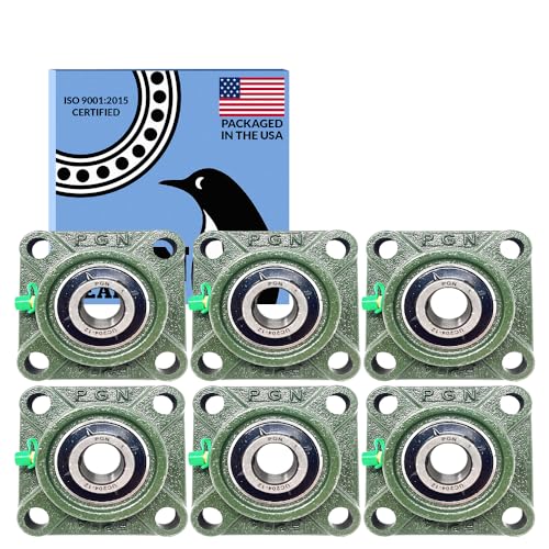 Image of PGN UCF204-12 (6 Pack) Square Flange Bearing 3 /4 inch Bore