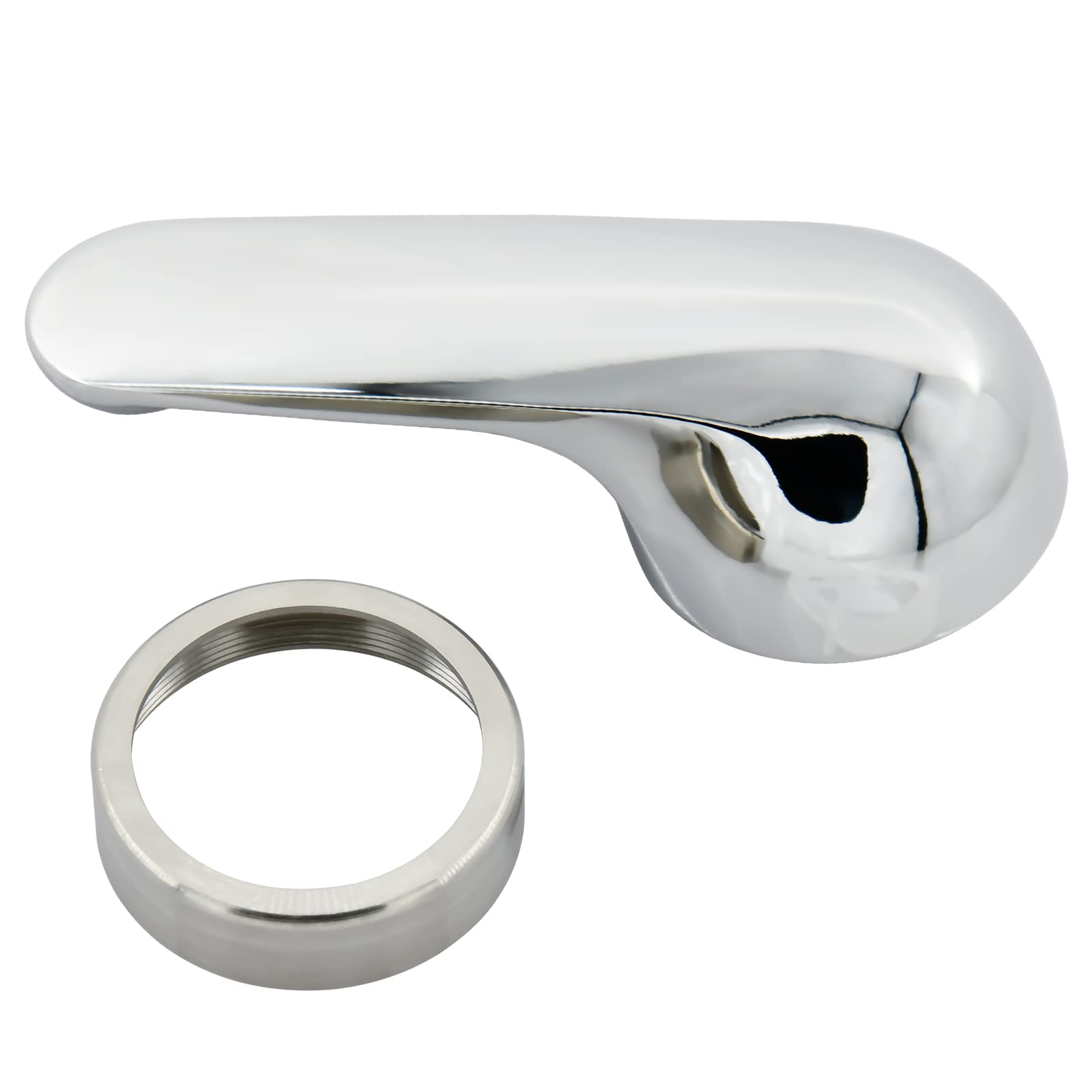 H79 Single Metal Lever Handle Kit Replacement for Delta1300/1400 Series Tub Faucet, RP22734 Bonnet Nut Replacement for Delta,Chrome
