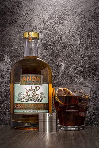 ANON Spiced Cane, Non-Alcoholic Spirit, Rum Alternative, Perfect for Cocktails, 70cl