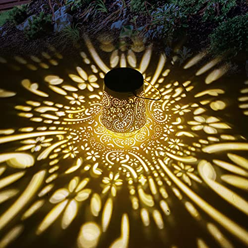 4 Packs Outdoor Solar Lanterns For Patio Waterproof,Ebotuzach 4 Colors Solar Hanging Lantern Outdoor Waterproof,Metal Solar Lantern Garden Decorative For Table Yard Terrace Pathway Party Christmas #TOP6