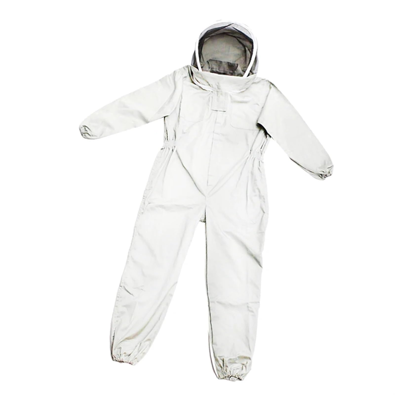 Traje de apicultura cuerpo completo Ropa profesional | Traje de apicultura de protección, chaqueta, velo de seguridad, sombrero, equipo de vestir(A L)