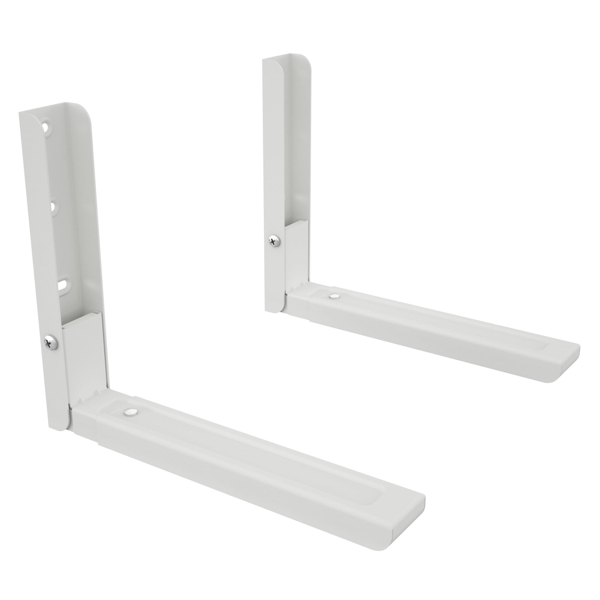 2X Heavy-Duty Wall-Mounted Microwave Brackets – Foldable - View #13