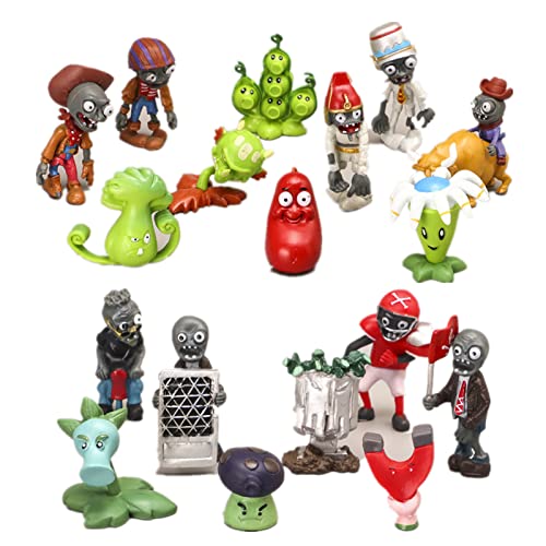 51vjwcyivvl - 18PCS Plants and Zombies PVZ Toys Set Action Figures PVC Toy New, Great Gifts for Kids and Fans, Birthday and Party New