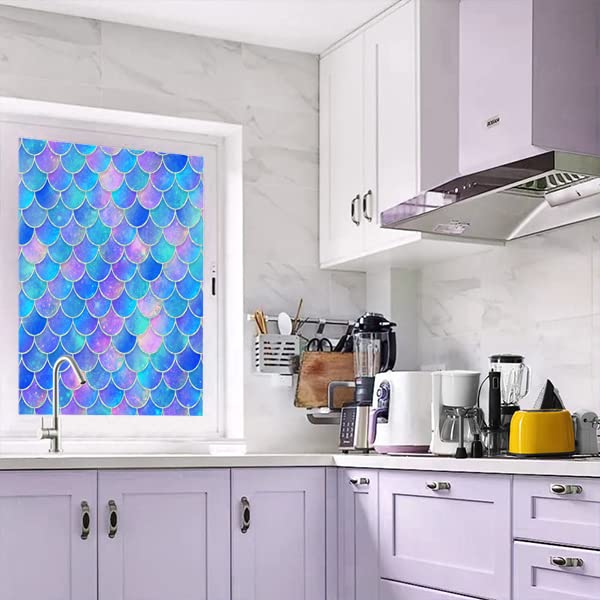Vinilo de ventana escalas sirena colorido 35.4x78.7 pulg miniatura 6