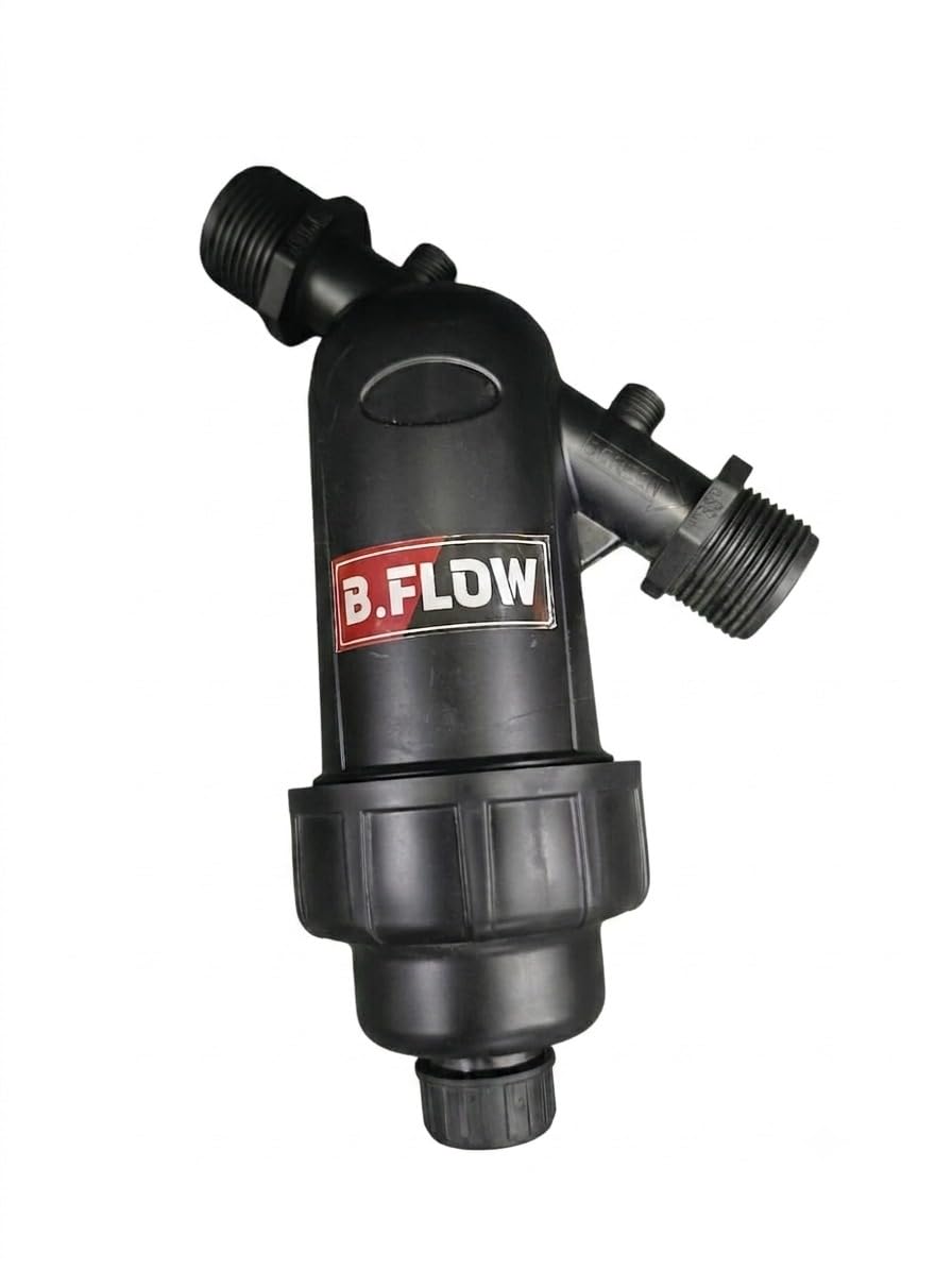 B.Flow Y Type Disc Filter, Black,Heavy Duty Y-Type Water Tank Filter – Anti-Clogging Pre-Filter for Home Plumbing, Taps, Washing Machine & Bathroom Fittings, Size 1" INCH-image-40