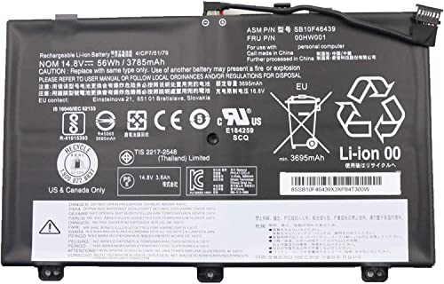 Batterie pour ordinateur Lenovo S3 Yoga 1400HW000 SB10F46439 4ICP7/52/76