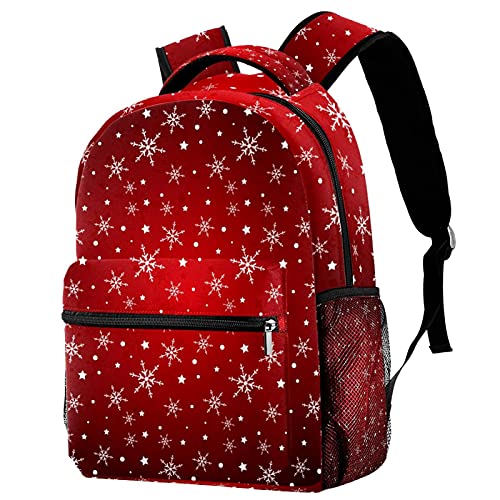 Sac à dos décontracté à motif fleurs blanches pour voyager léger avec un grand volume