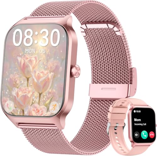LODIMEKE Smartwatch Blutdruckmessung,1.85“ Fitnessuhr Herren Damen