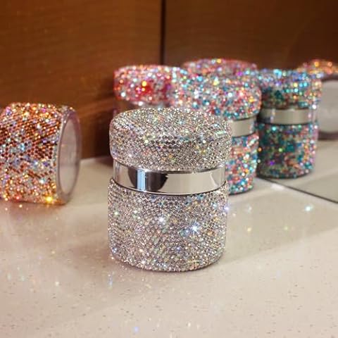 Luxury Bling 30ml Refillable Cream Empty Dispensing Bottle Portable Lotion Containers, Makeup Pot Bottle Pump Jar, Eye Cream Dispensing Box Set (Silver01) Cover