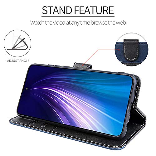 LEBE Funda Móvil para Xiaomi Redmi Note 12 4G, Funda Libro con Tapa, Cuero Carcasa con Flip Case Cover para Xiaomi Redmi Note 12 4G, Negro