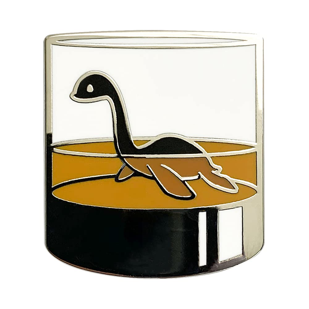 Scotch Ness Critter Whisky Hard Enamel Pin