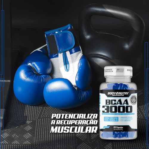 Kit 2x BCAA 3000 50 Capsulas Aminoacidos Essenciais Enriquecido com vitamina B6 Sem Sabor Ultra Conc