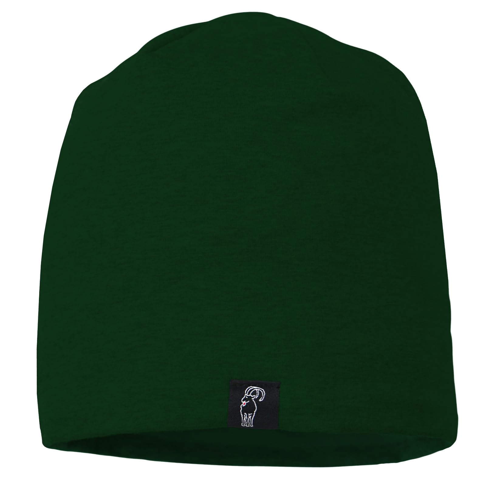 Alpidex Unisex Green Cotton Hat Fleeced Lined Fleece Skull Cap Warm Thermal Winter Cycling Running One Size, Colour: