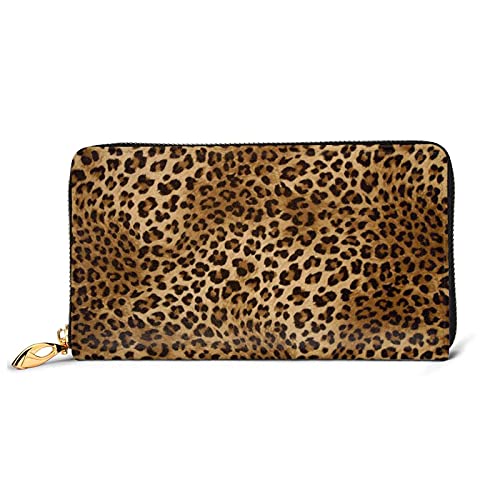 IUBBKI Bolsos de piel con estampado de leopardo para mujer Cover