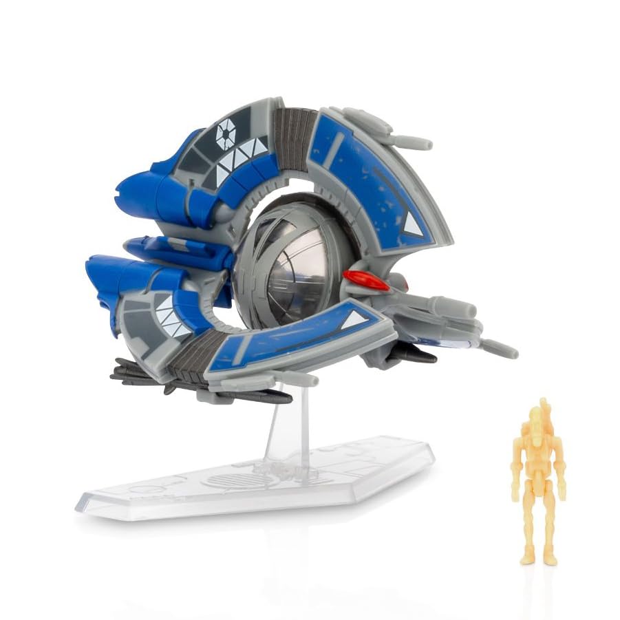 Star Wars Micro Galaxy Squadron Vulture Droid Mystery Bundle - 3-Inch Vehicle and 2.5-Inch Vehicle with Micro Figure Accessories - image 2