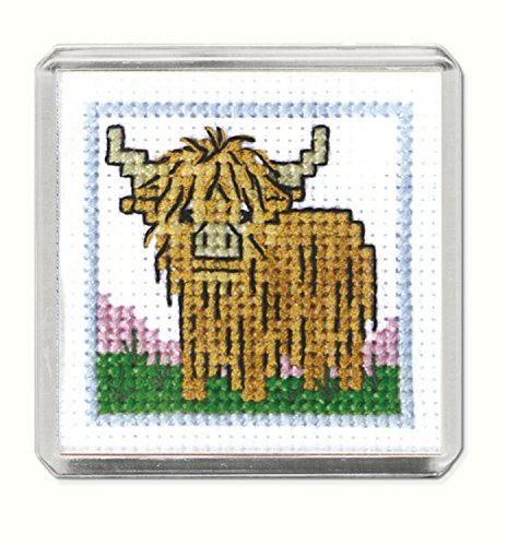 Betterware Wee Hieland Coo Magnet Kit, Clear,White