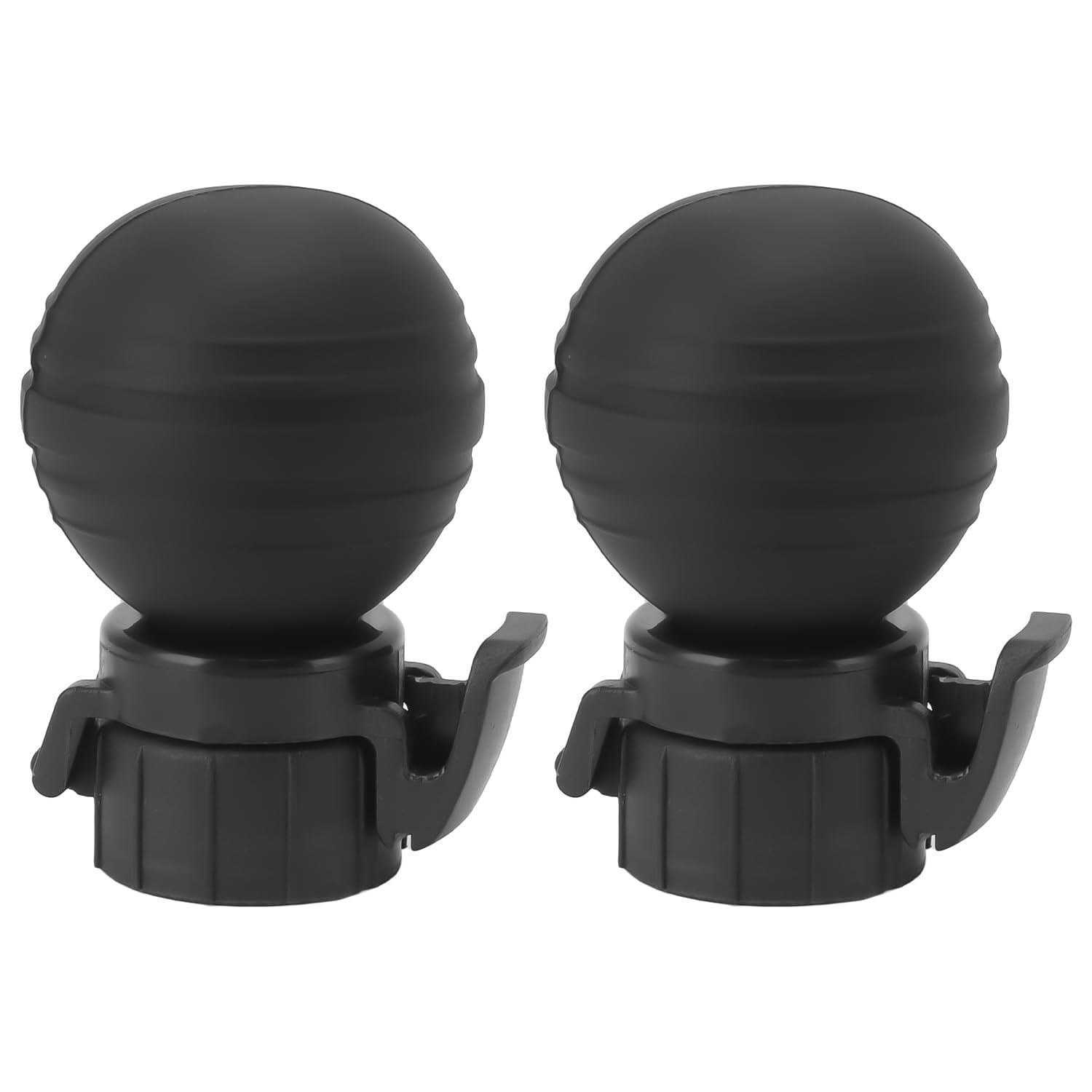 Soda Bottle Lid, Silicone Bottle Pump Cap Air Pump Lid Fizz Keeper Beer Coke Saver Drink Bottle Tops Reusable Beverage Bottle Sealer Manual Inflation Bottle Stopper (2pcs Black)